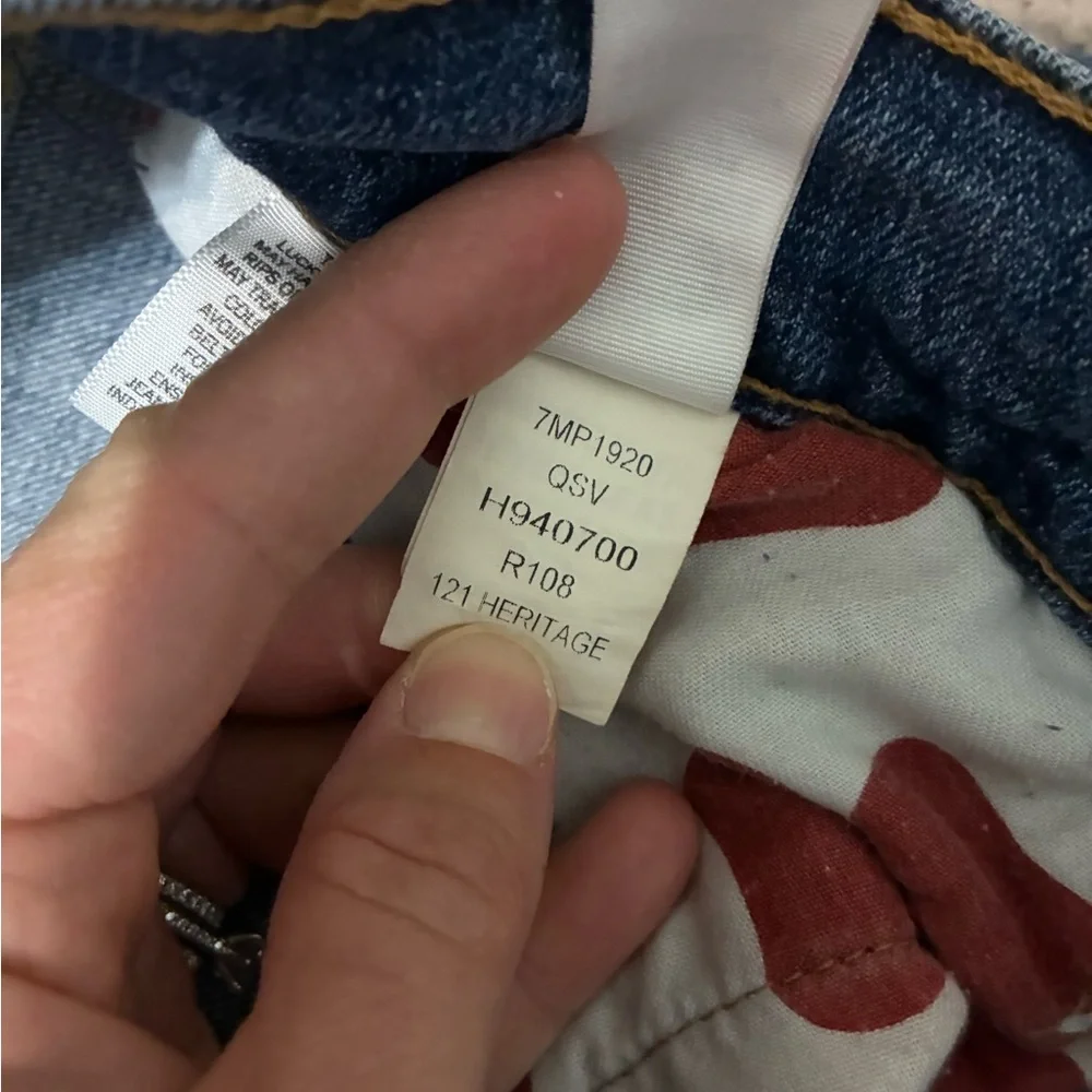 Lucky Brand Blue 121 Heritage Slim Jeans Men’s W30 L32